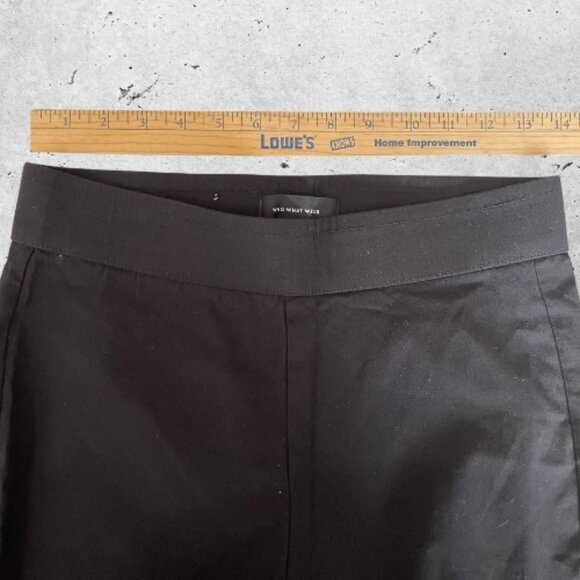 Who What Wear Pull on Pants Elastic Waistband Lightweight Breathable Black W 8 - Picture 6 of 13